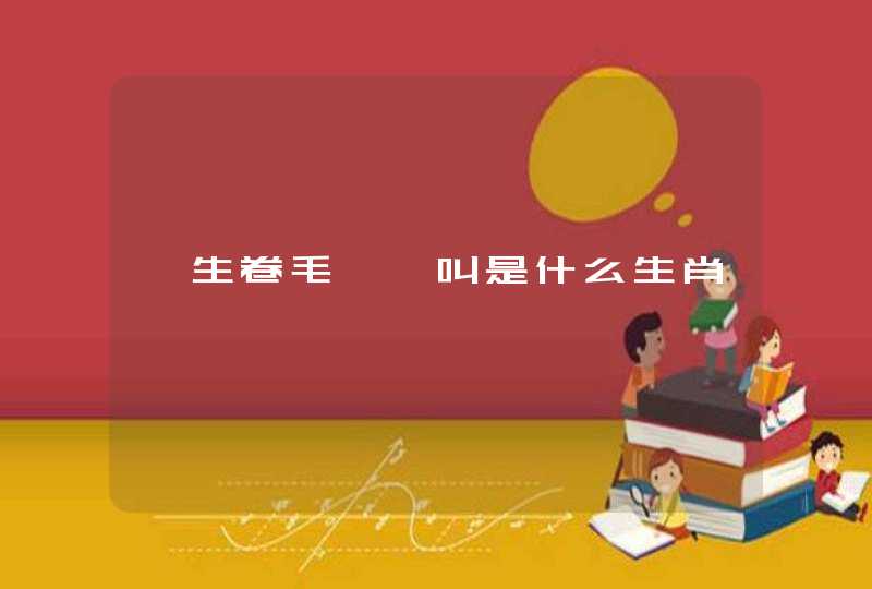 一生卷毛咩咩叫是什么生肖