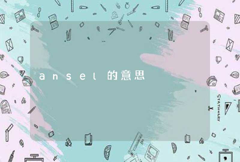 ansel的意思